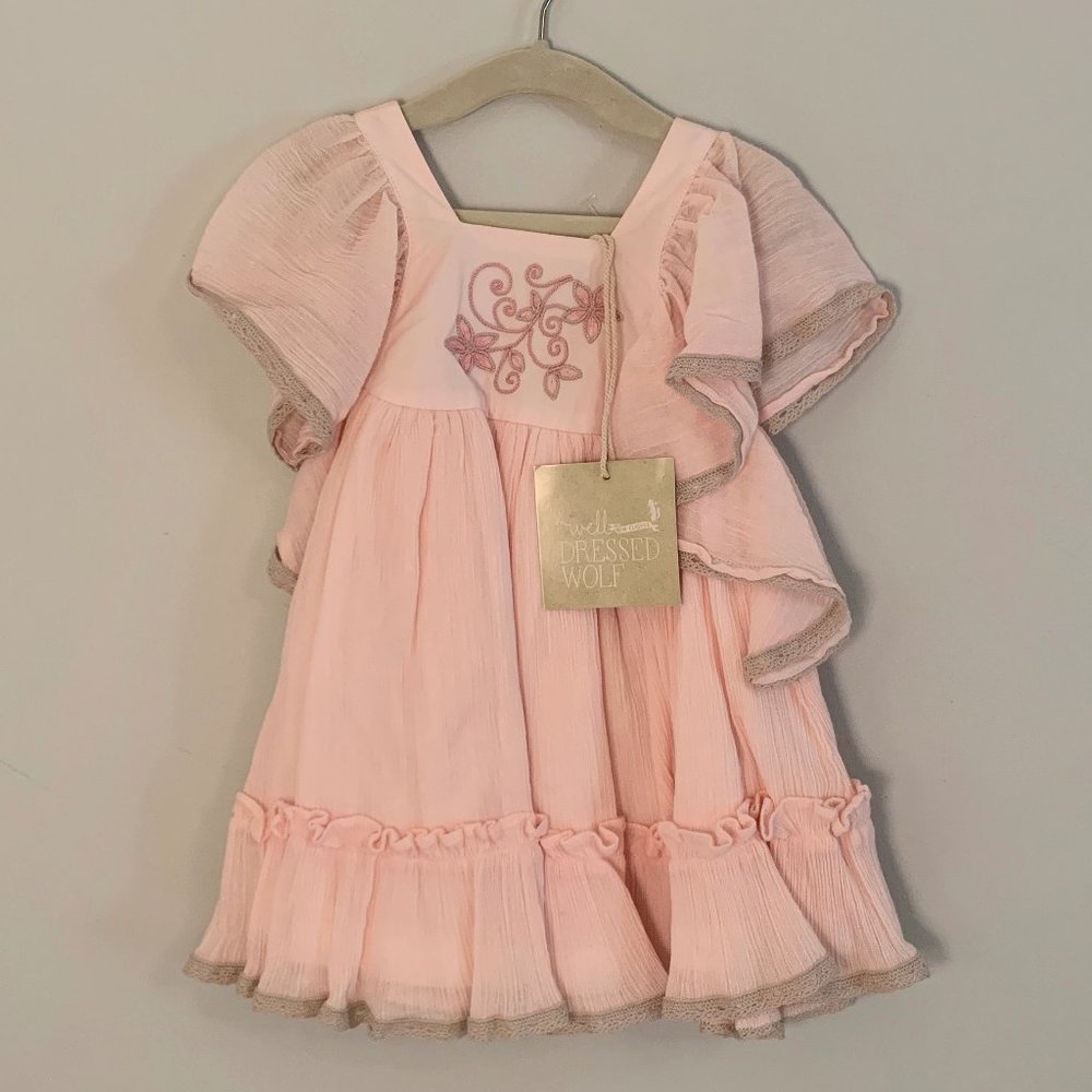 Well Dressed Wolf Pink Ana. NWT. 18mo